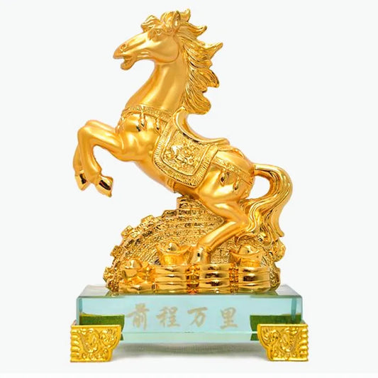 Feng shui Horse statue decoration office desk living room tv cabinet wine cooler home decoration crafts business gift