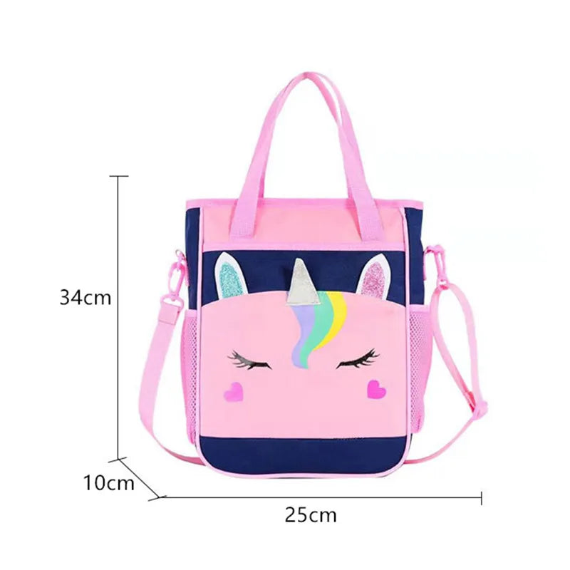 Fengdong Cute Cartoon 3D School Backpack Children School Bags for Girls kawaii pen pencil bag Waterproof Primary student bookbag