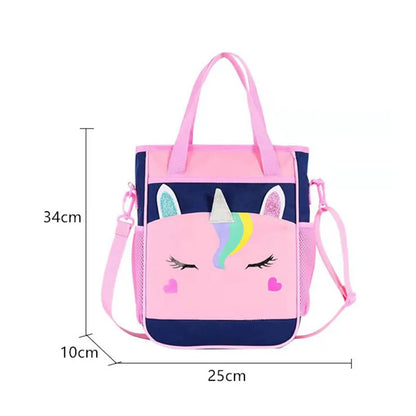 Fengdong Cute Cartoon 3D School Backpack Children School Bags for Girls kawaii pen pencil bag Waterproof Primary student bookbag
