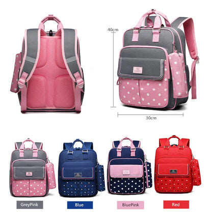 Fengdong High quality school backpack girls orthepedic hard back schoolbag elementary school girl backpack kids school bag gift
