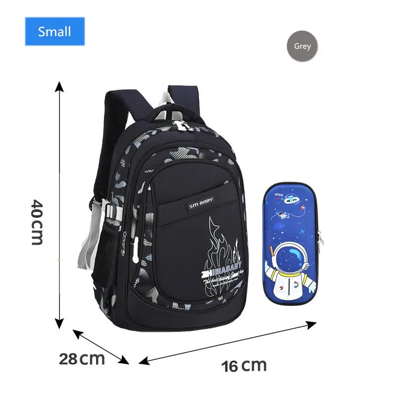 Fengdong Primary SchoolBag Pencil Bag Children Camouflage Backpack Student School Bags 6-12 Years Boy School Backpack Knapsack