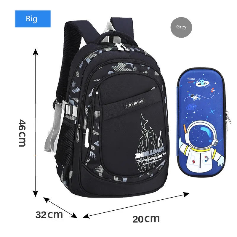 Fengdong Primary SchoolBag Pencil Bag Children Camouflage Backpack Student School Bags 6-12 Years Boy School Backpack Knapsack