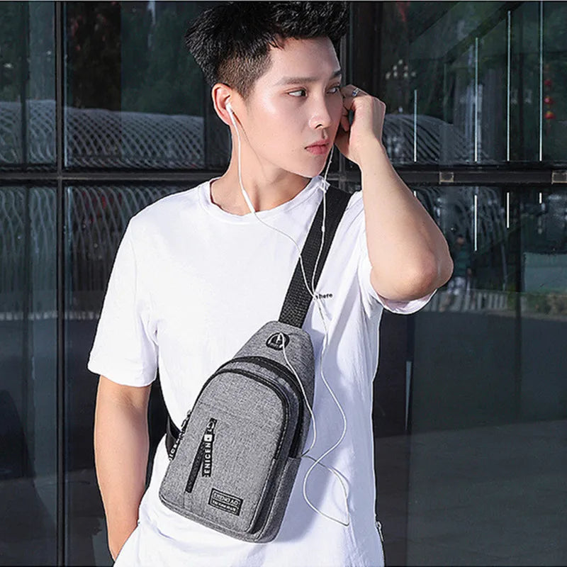 Fengdong boys small crossbody bag men travel sports bagpack waterproof one shoulder messenger bag pack male mini sling chest bag