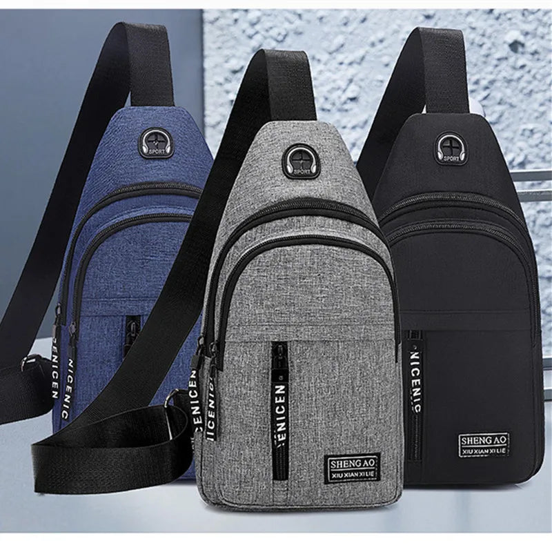 Fengdong boys small crossbody bag men travel sports bagpack waterproof one shoulder messenger bag pack male mini sling chest bag