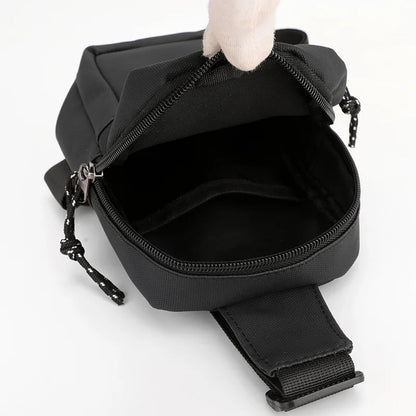 Fengdong chest bag for men small shoulder bag male messenger bag boy anti theft travel bagpack boy mini crossbody bags phone bag