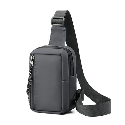 Fengdong chest bag for men small shoulder bag male messenger bag boy anti theft travel bagpack boy mini crossbody bags phone bag