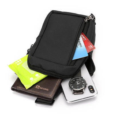Fengdong chest bag for men small shoulder bag male messenger bag boy anti theft travel bagpack boy mini crossbody bags phone bag