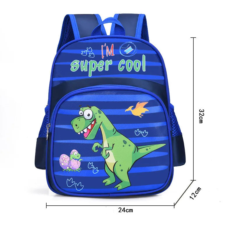 Fengdong cute animal backpack dinosaur school bags for kids 3-6 Years Old boys elementary school backpack small girl schoolbag