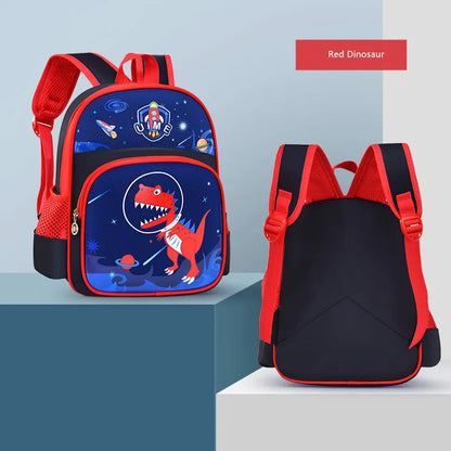 Fengdong cute animal backpack dinosaur school bags for kids 3-6 Years Old boys elementary school backpack small girl schoolbag