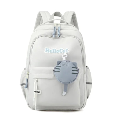Fengdong cute school bag korean style kawaii school backpack girl bag elementary school bags for girls primary students gift