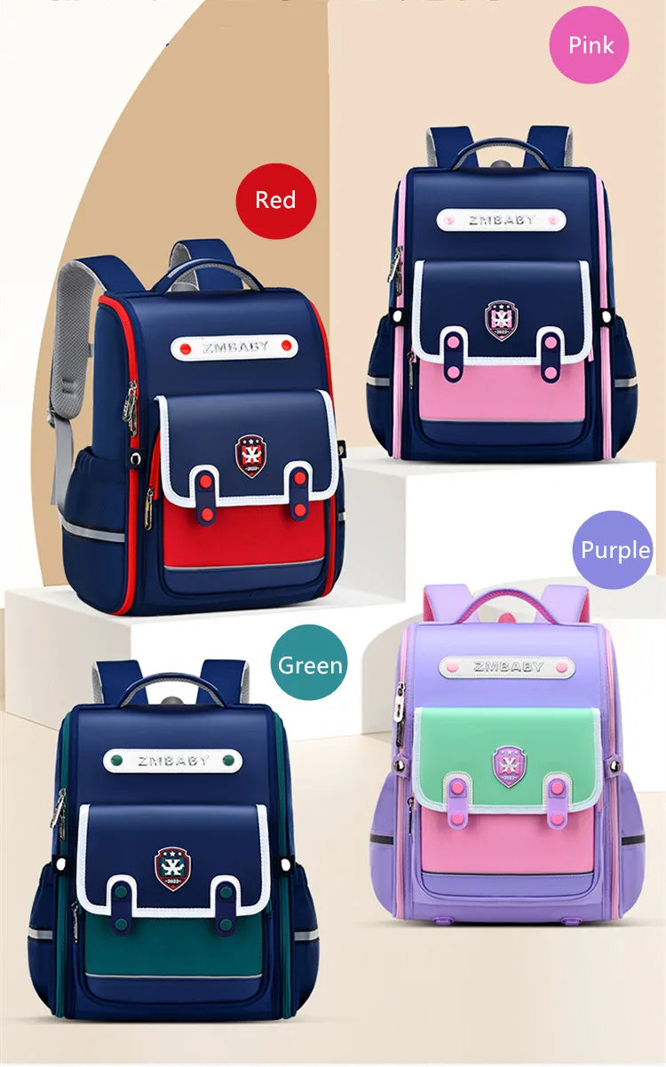 Fengdong elementary school backpack for girls high quality orthopedic school bag kids satchel girls waterproof school backpack