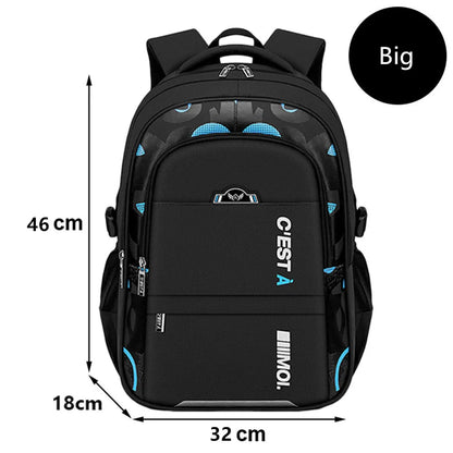 Fengdong elementary school backpack large capacity school bags for boys waterproof oxford fabric bookbag luminous school bag