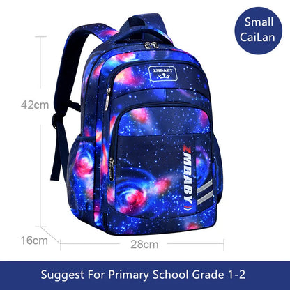 Fengdong elementary school bags for boys space star backpacks for students children book bag waterproof school backpack for kids