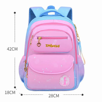 Fengdong elementary school bags for girls cute pink blue book bag student orthopedic backpack waterproof schoolbag dropshipping