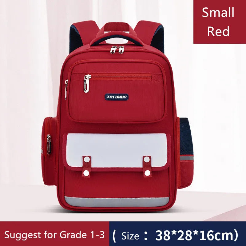 Fengdong elementary school bags for girls waterproof bag for books pink backpack large capacity school luminous backpack girl