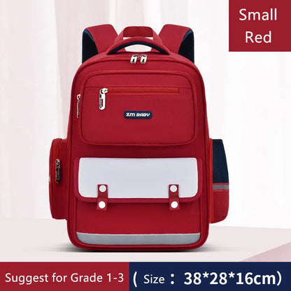 Fengdong elementary school bags for girls waterproof bag for books pink backpack large capacity school luminous backpack girl
