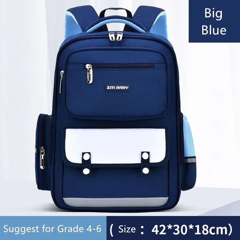 Fengdong elementary school bags for girls waterproof bag for books pink backpack large capacity school luminous backpack girl