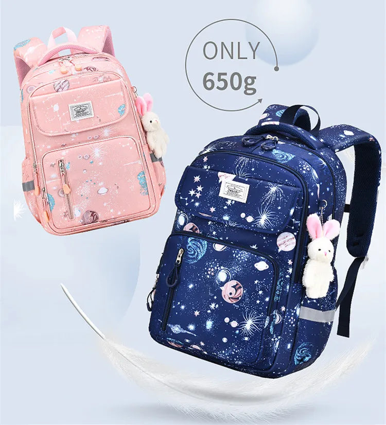 Fengdong elementary school girl bag children Cute book bag school backpack for girls 6-12 years student large capacity backpack
