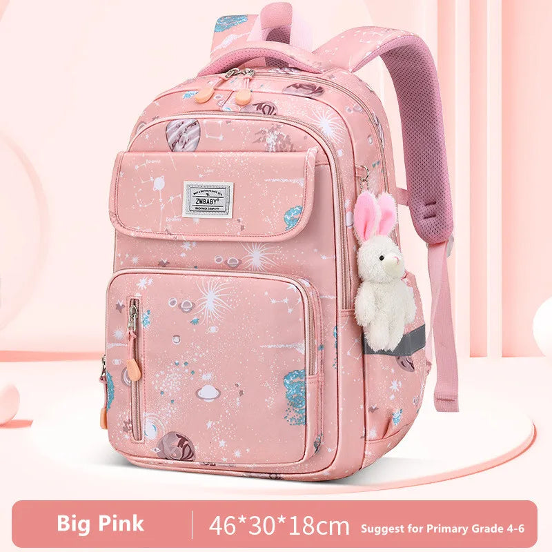 Fengdong elementary school girl bag children Cute book bag school backpack for girls 6-12 years student large capacity backpack
