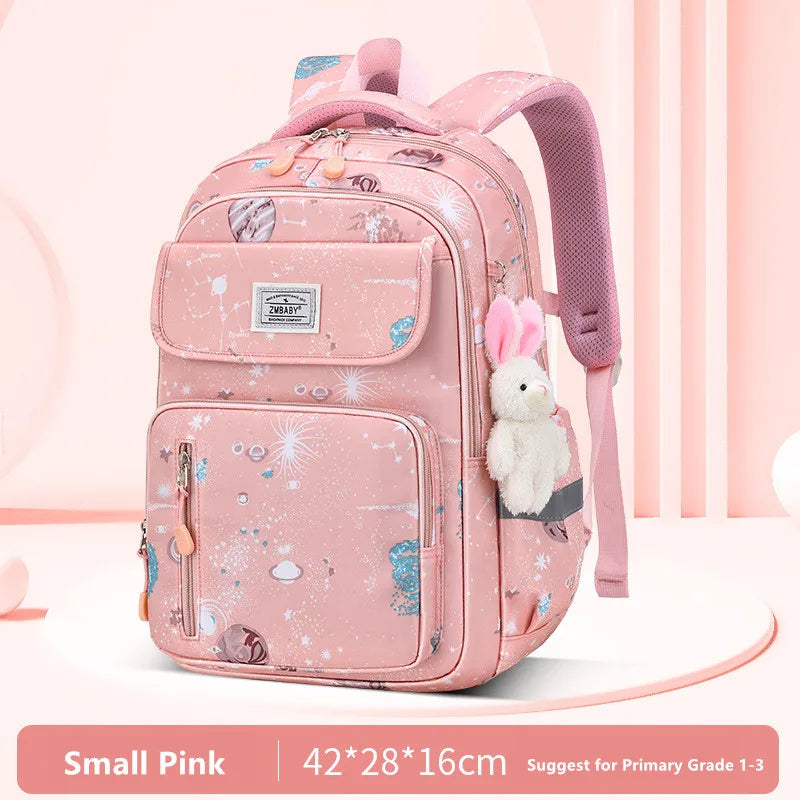 Fengdong elementary school girl bag children Cute book bag school backpack for girls 6-12 years student large capacity backpack