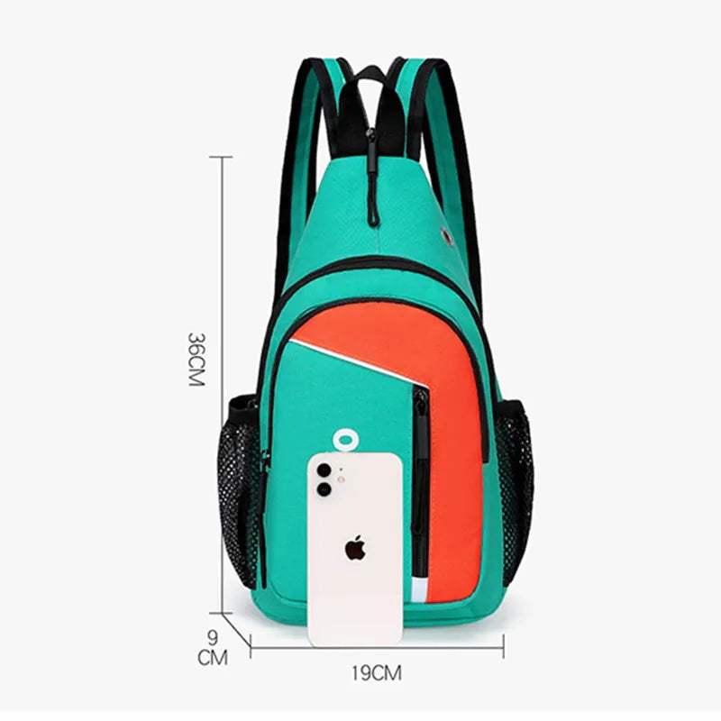 Fengdong fashion sports chest bag for men anti-theft black messenger bag crossbody bags for men small shoulder bag for ipad mini