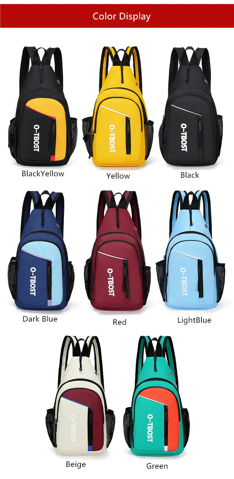 Fengdong fashion sports chest bag for men anti-theft black messenger bag crossbody bags for men small shoulder bag for ipad mini