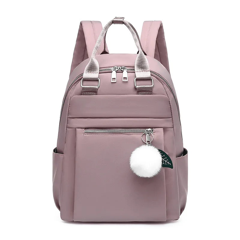Fengdong female simple small backpack women gift 12 inch laptop bag ultra light school backpack for girls rucksack dropshipping