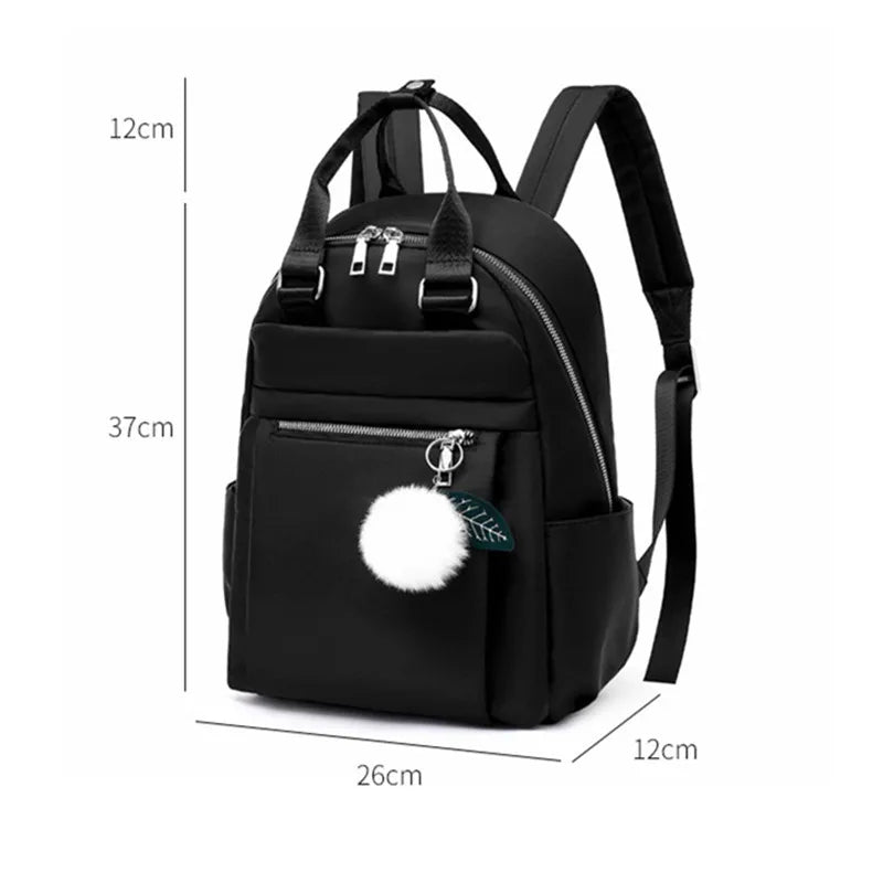 Fengdong female simple small backpack women gift 12 inch laptop bag ultra light school backpack for girls rucksack dropshipping