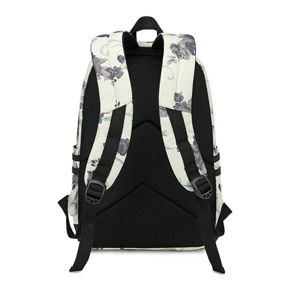 Fengdong flower school bags for girls teenagers usb backpack women bookbag middle high college school backpack teen schoolbag