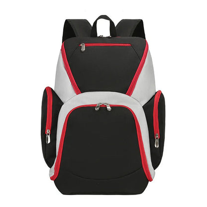 Fengdong football backpack carry bag for basketballs fashion waterproof lightweight sport backpack men large capacity school bag