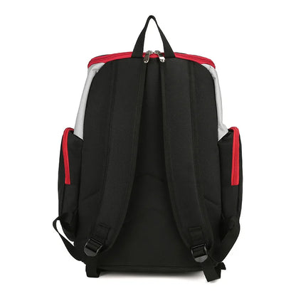 Fengdong football backpack carry bag for basketballs fashion waterproof lightweight sport backpack men large capacity school bag