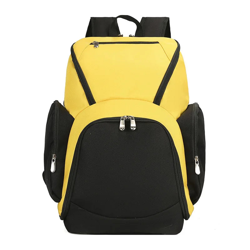 Fengdong football backpack carry bag for basketballs fashion waterproof lightweight sport backpack men large capacity school bag