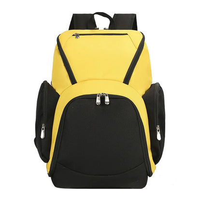 Fengdong football backpack carry bag for basketballs fashion waterproof lightweight sport backpack men large capacity school bag