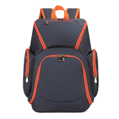 Fengdong football backpack carry bag for basketballs fashion waterproof lightweight sport backpack men large capacity school bag