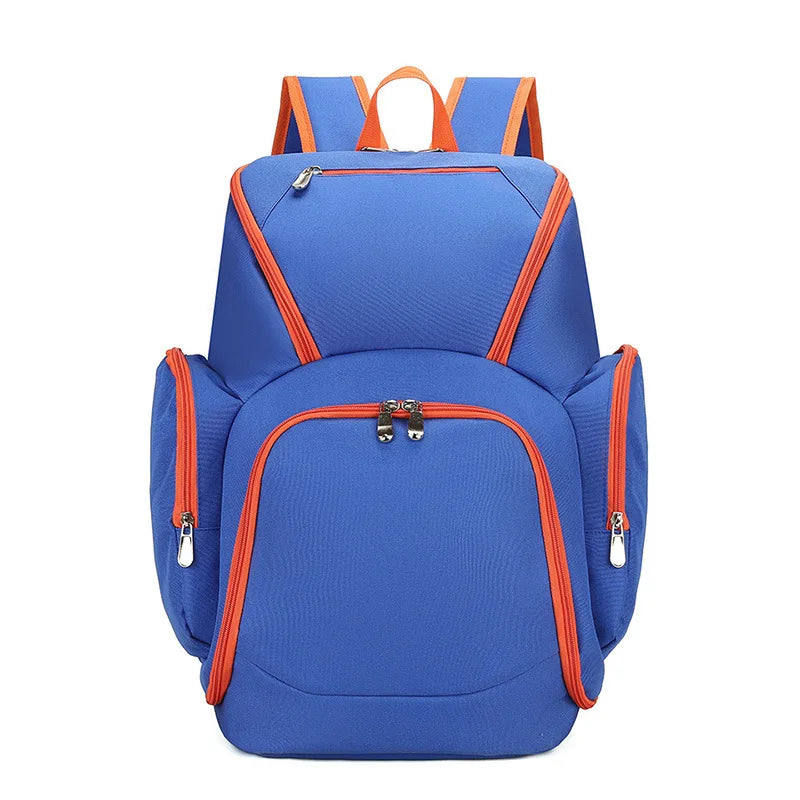 Fengdong football backpack carry bag for basketballs fashion waterproof lightweight sport backpack men large capacity school bag