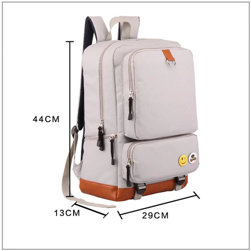 Fengdong high school backpack for women book bag student school bags for girls of 14 years female travel backpack simple bagpack