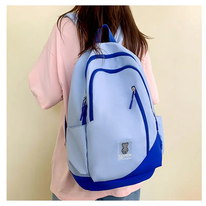 Fengdong high school backpack girl bookbag large capacity school bag student ultra light backpack big school bags for girls gift