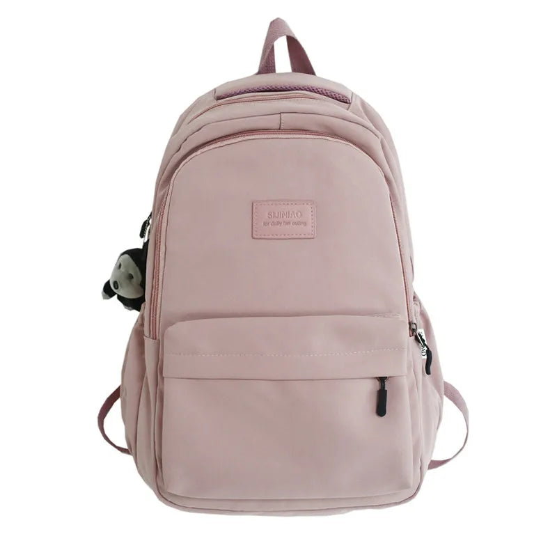 Fengdong high school backpack student simple style Laptop Backpack large capacity School bags for women College Student bookbag