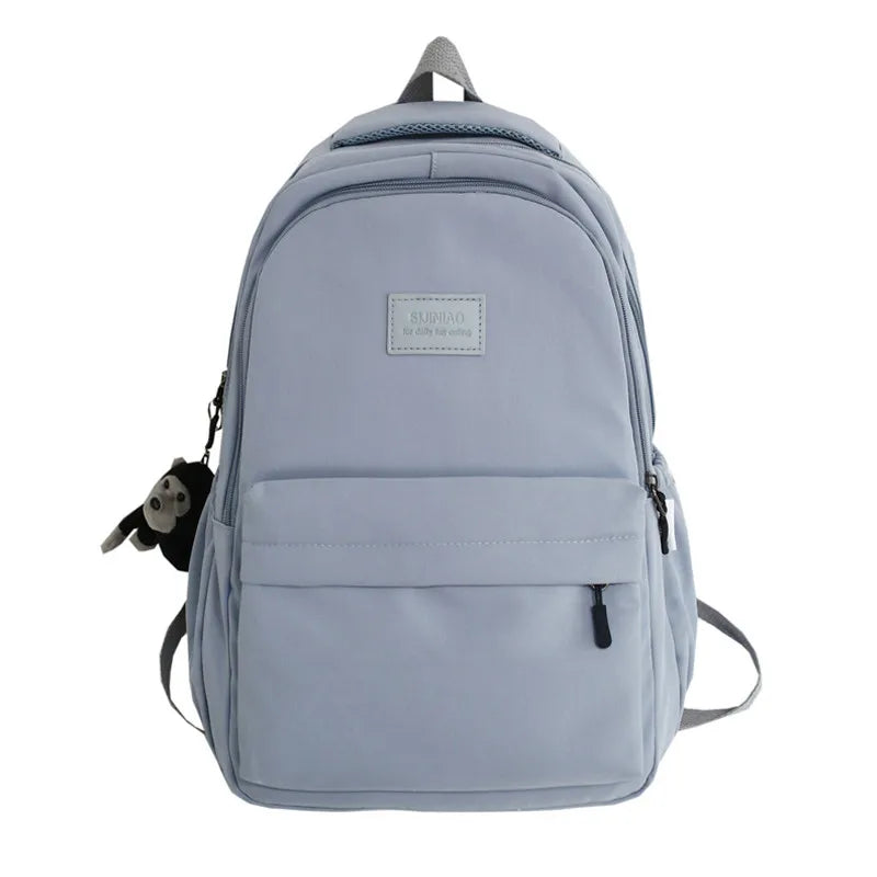 Fengdong high school backpack student simple style Laptop Backpack large capacity School bags for women College Student bookbag