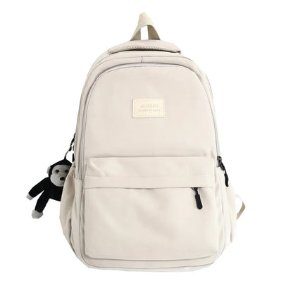 Fengdong high school backpack student simple style Laptop Backpack large capacity School bags for women College Student bookbag