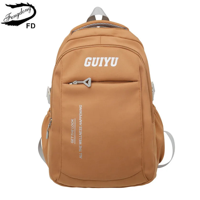 Fengdong junior high school backpack student simple backpack campus shoulder bag school bags for teenage girls large schoolbag
