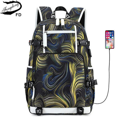 Fengdong junior high school boy backpack large capacity student backpack waterproof school bags for teenage boys big Book bag