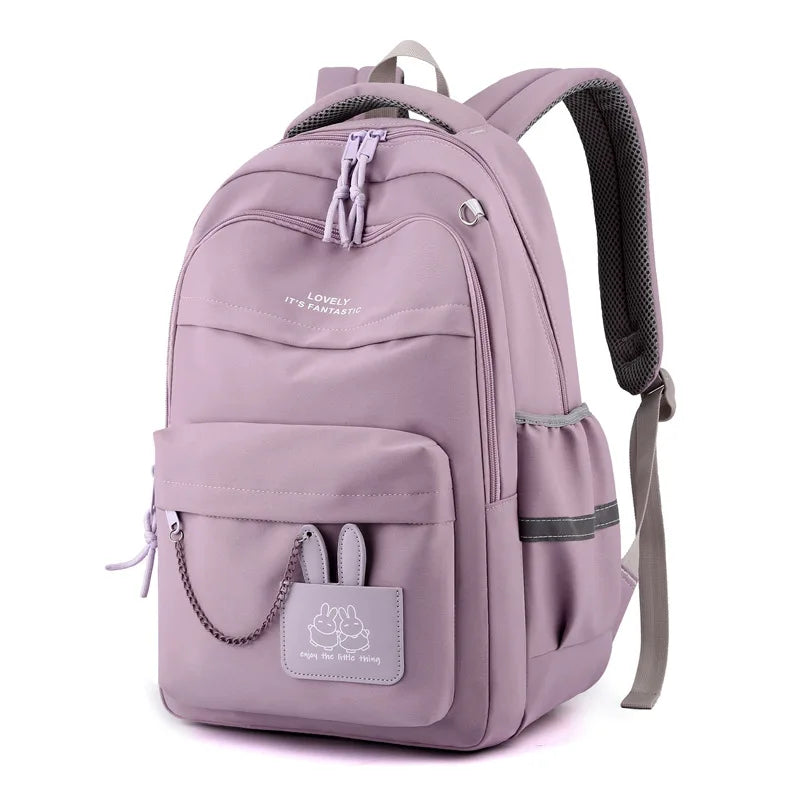 Fengdong kids school bag cute school backpack for girls children kawaii bookbag primary students gift large capacity backpack