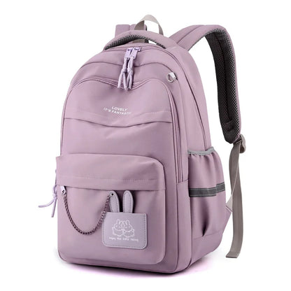 Fengdong kids school bag cute school backpack for girls children kawaii bookbag primary students gift large capacity backpack