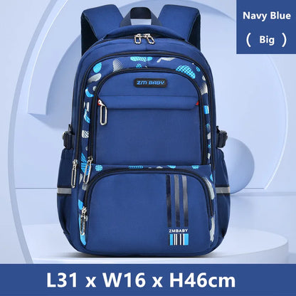 Fengdong kids school bags for boys waterproof school backpack large capacity book bag primary school supplies children bag gift