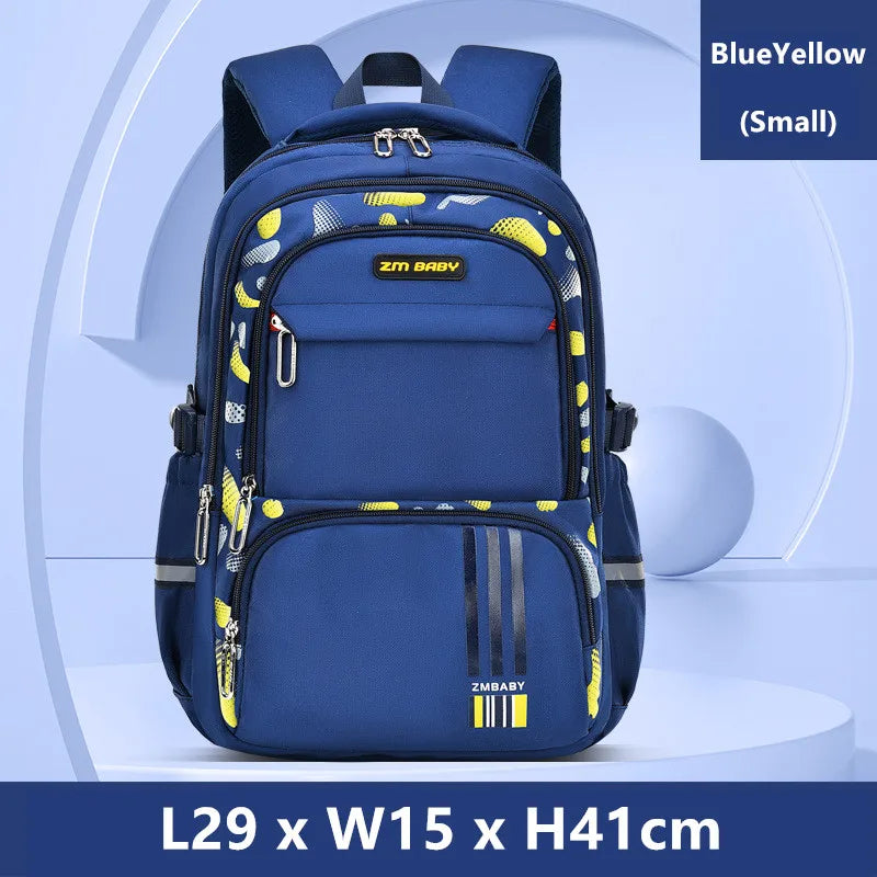 Fengdong kids school bags for boys waterproof school backpack large capacity book bag primary school supplies children bag gift