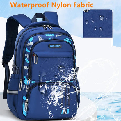 Fengdong kids school bags for boys waterproof school backpack large capacity book bag primary school supplies children bag gift