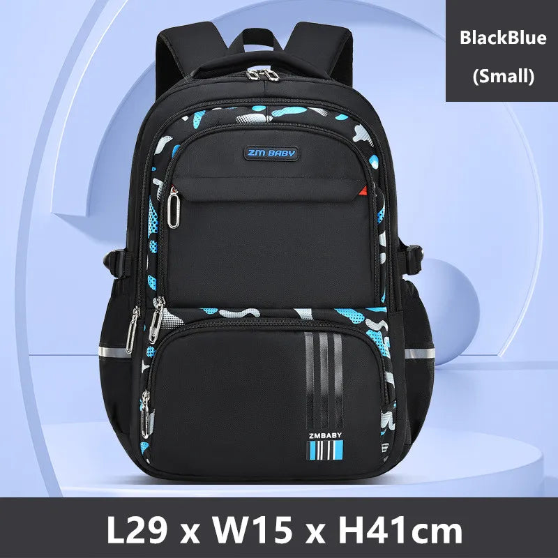 Fengdong kids school bags for boys waterproof school backpack large capacity book bag primary school supplies children bag gift