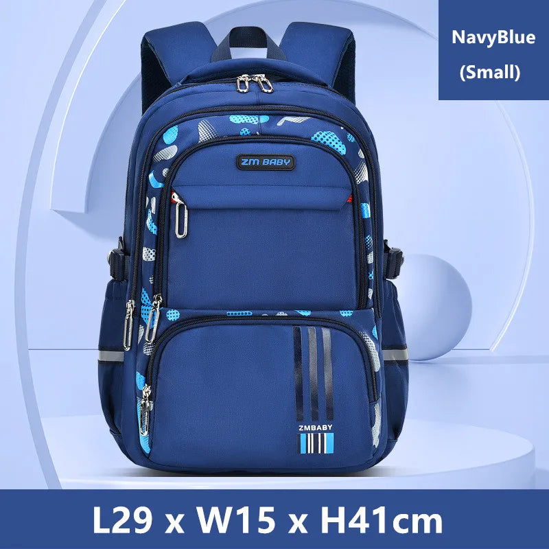 Fengdong kids school bags for boys waterproof school backpack large capacity book bag primary school supplies children bag gift