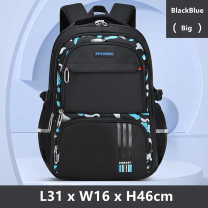 Fengdong kids school bags for boys waterproof school backpack large capacity book bag primary school supplies children bag gift